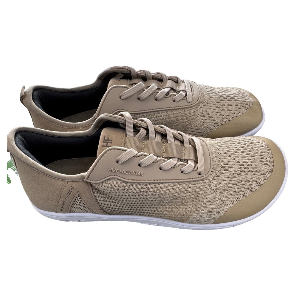 Hike Footwear Stride Barefoot Sneaker Hands-Free Beige Womens 10-10.5 Mens 8-8.5